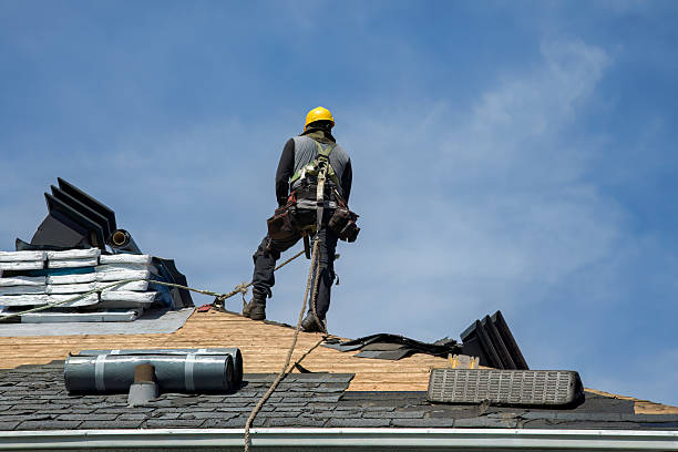Professional Flat Roof Repair technician working in Greenville, CA